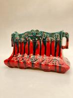 Faiëncerie Thulin jardinière 2167 glaçure à goutte (1920), Enlèvement ou Envoi