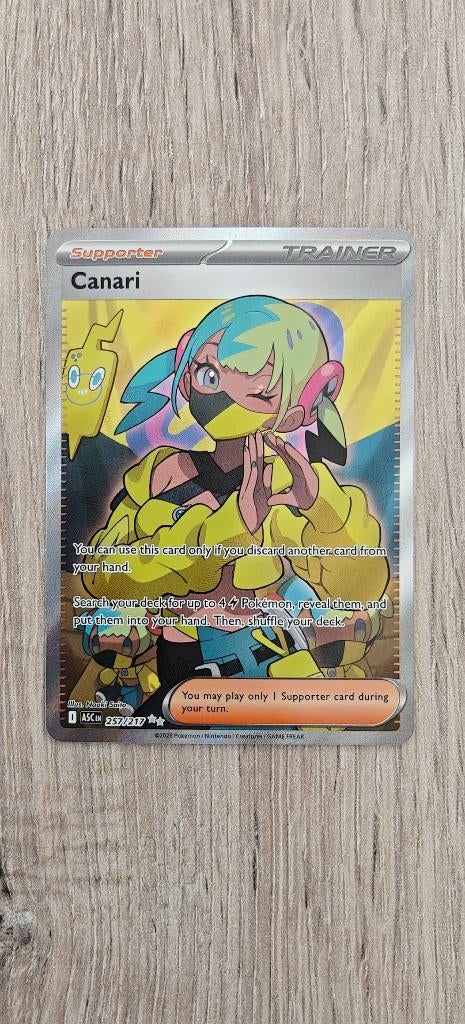 Canari 257/217 Ascended Heroes ENG, Ophalen of Verzenden, Nieuw, Losse kaart