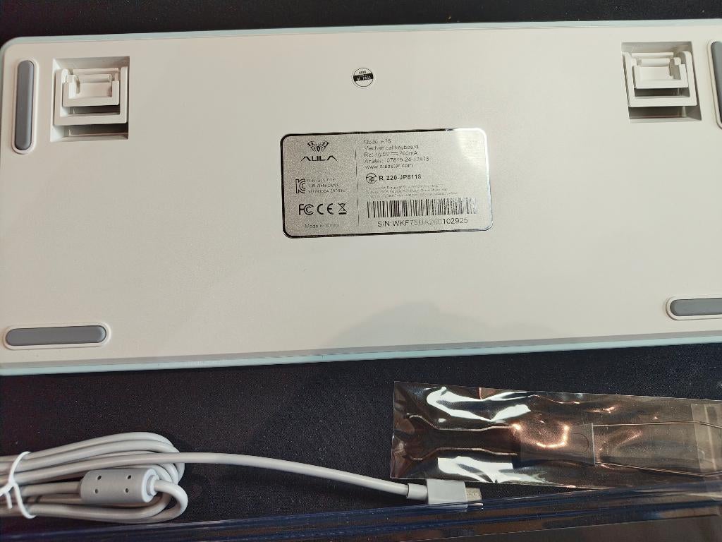 Toetsenbord mechanisch 75% aula f75, Clavier gamer, Comme neuf, Enlèvement, Qwerty