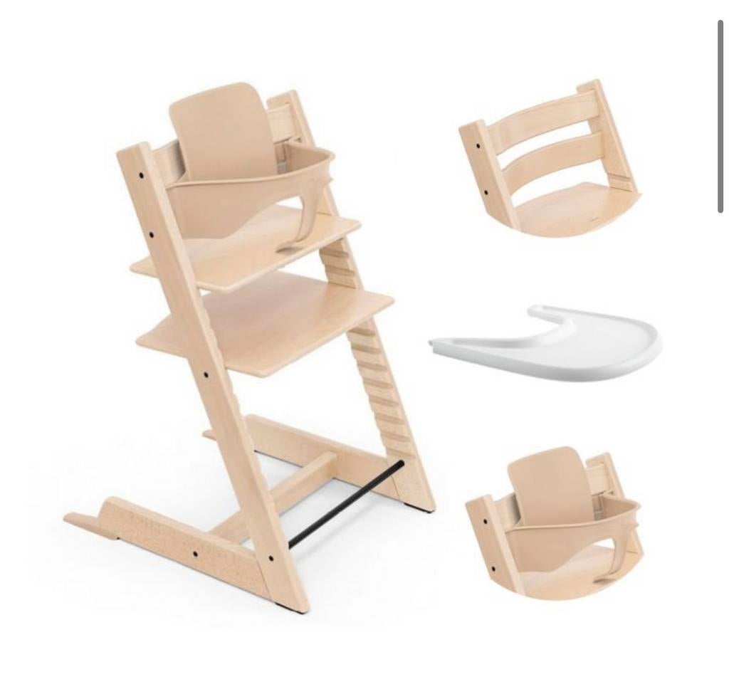 Pack chaise haute Tripp Trapp + baby set + tablette, Enlèvement