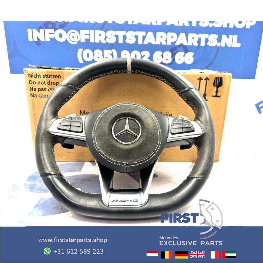 GLE63 AMG Stuur + Airbag GLE63 GLE63s LANE ASSIST W166 C292, Autos : Pièces & Accessoires, Commande, Mercedes-Benz, Utilisé, Enlèvement ou Envoi