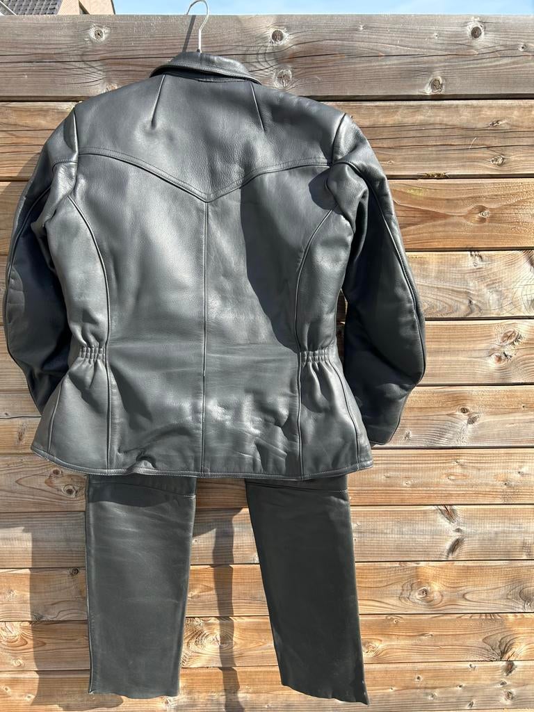 Vest en Broek Zwart leder maat 42, Ophalen, Tweedehands, Dames, Motorcrosskleding
