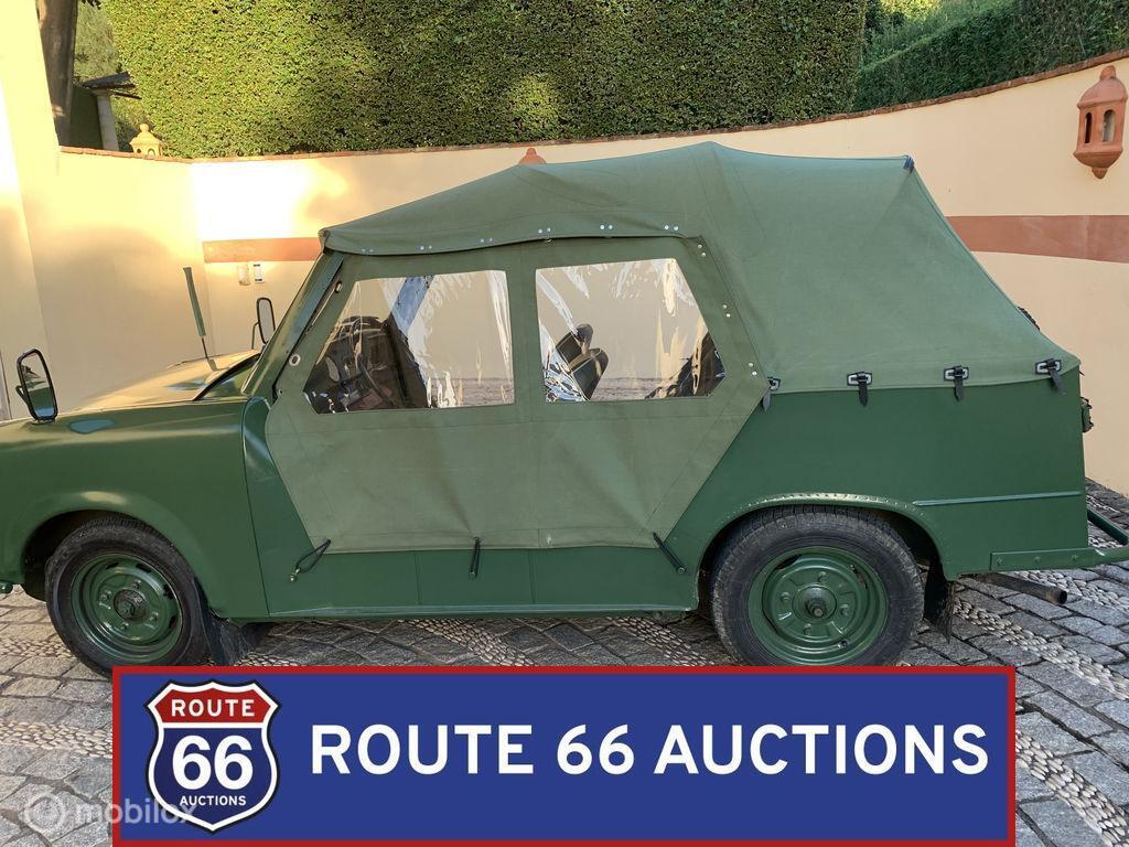 Trabant P601 Kübelwagen | 1960 | Route 66 Auctions, Bedrijf, Handgeschakeld, Overige carrosserie, Zwart