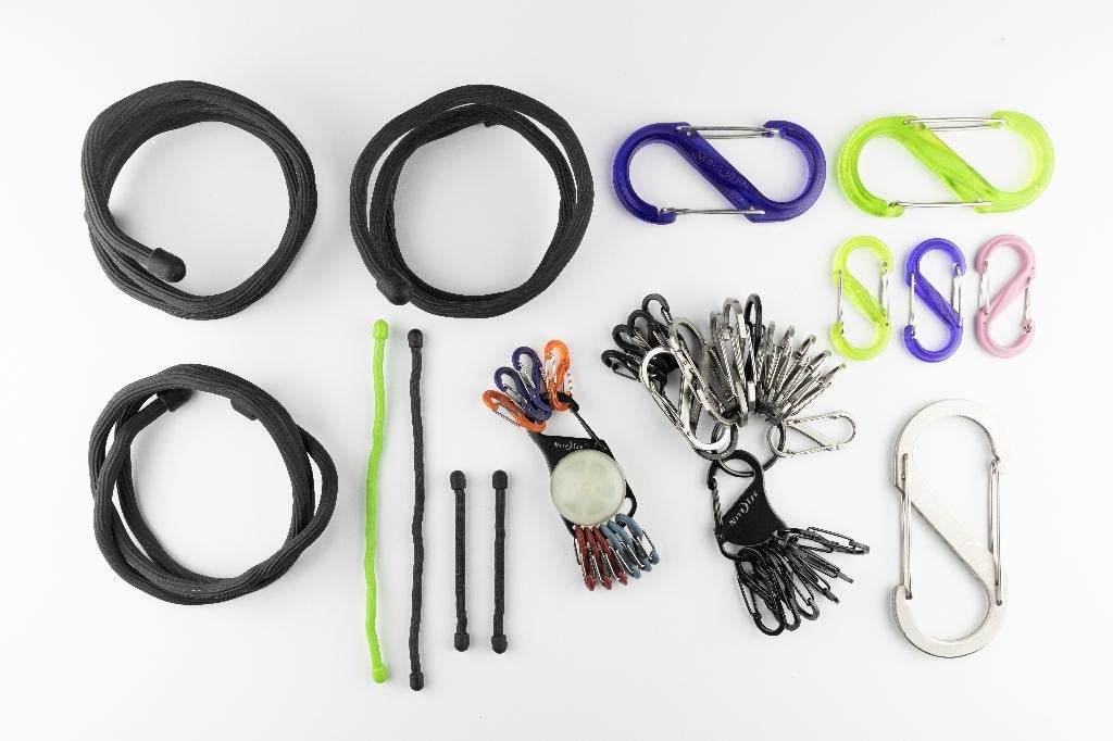 Nitecore karabijnhaken en snelbinders voor outdoors/EDC, Caravans en Kamperen, Tentaccessoires, Ophalen of Verzenden, Zo goed als nieuw