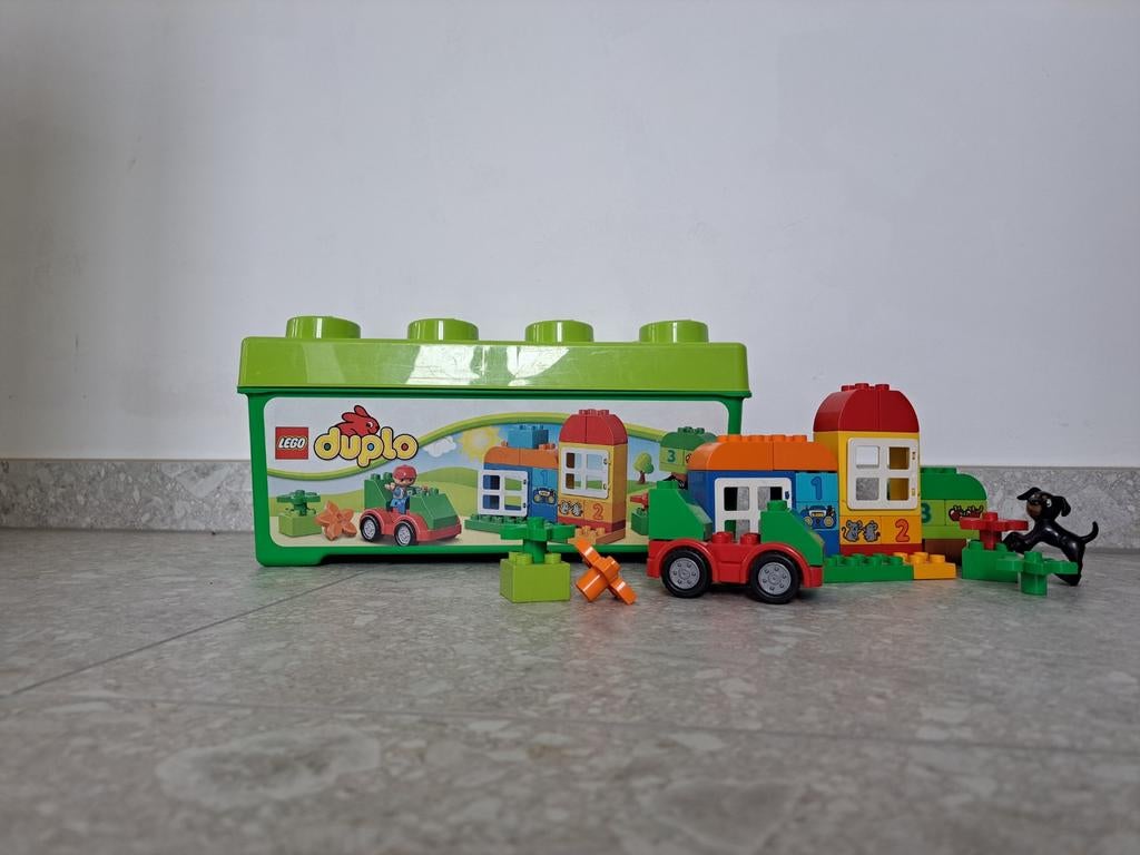 Duplo opbergdoos met inhoud., Ophalen, Duplo