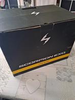 Casque moto SCORPION EXO-Tech Evo Team Matt Black-Silver, Autres marques, Seconde main, XL, Autres types