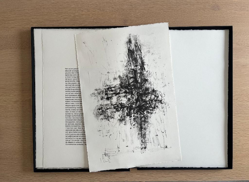 Jules Lismonde - ITINERARIUM - Map met 4 get. lithografieën, Antiek en Kunst, Kunst | Litho's en Zeefdrukken, Ophalen of Verzenden