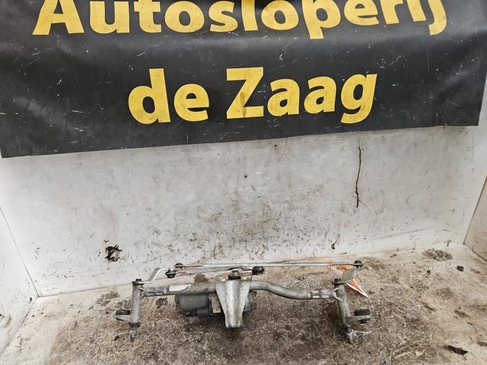 Ruitenwismotor + Mechaniek van een Volkswagen Caddy, Auto-onderdelen, Ruiten en Toebehoren, Volkswagen, Gebruikt, 3 maanden garantie
