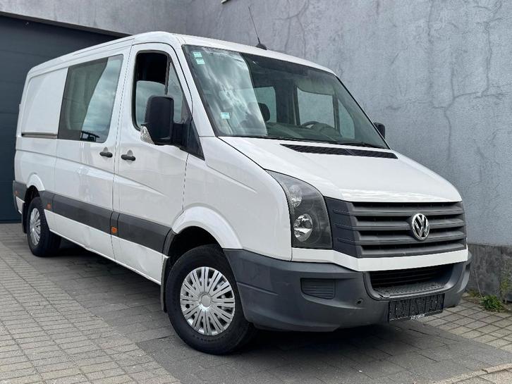 VW CRAFTER 2.0 TDI L3H1 2013 CABINE DOUBLE 6 PLACES 90000 KM, Autos, Camionnettes & Utilitaires, Entreprise, Achat, Air conditionné