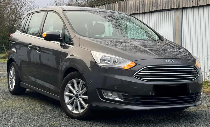 FordGrand C-Max 1.5 TDCi Titanium 7 zitplaatsen, Auto's, Ford, Bedrijf, Te koop, Grand C-Max, ABS, Airbags, Airconditioning, Alarm