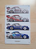 Porsche 911 metalen bord, Ophalen of Verzenden, Nieuw, Reclamebord