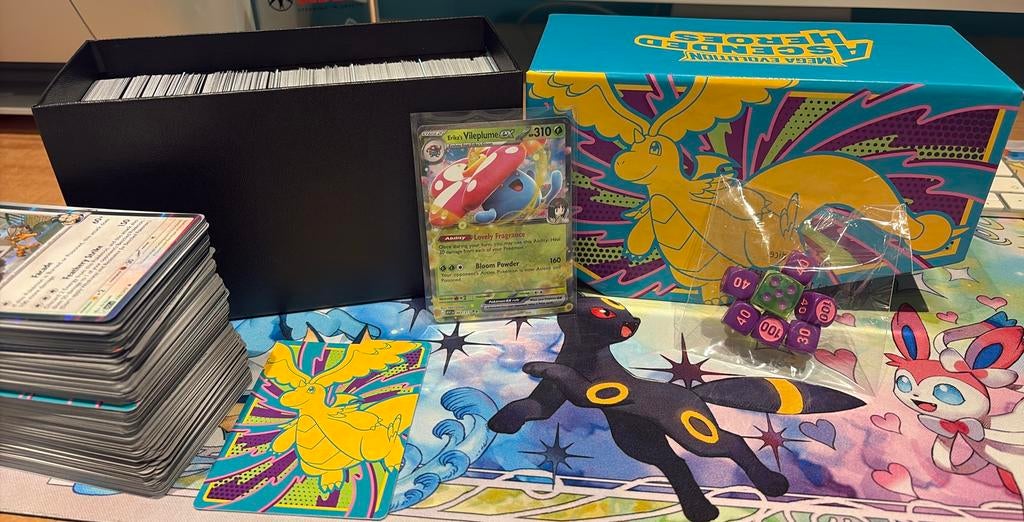 700 Bulk + Ex Ascended Heroes Pokemonkaarten, Ophalen, Zo goed als nieuw