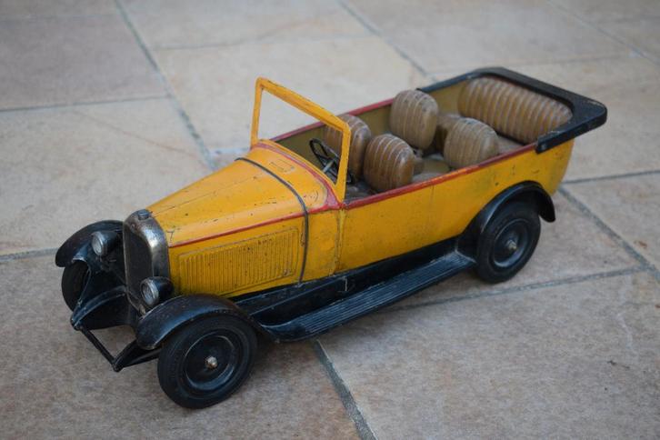 Zeldzame blikken speelgoed Citroen C4 torpedo bus 1928, Antiek en Kunst, Antiek | Speelgoed, Ophalen of Verzenden