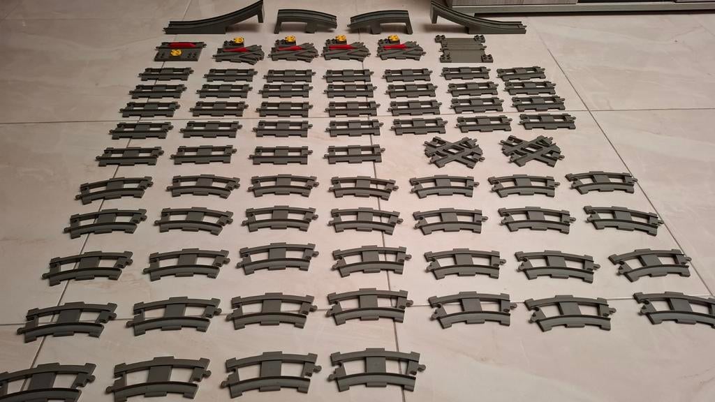 Veel Lego Duplo treinsporen in goede staat, Kinderen en Baby's, Speelgoed | Duplo en Lego, Ophalen of Verzenden, Duplo