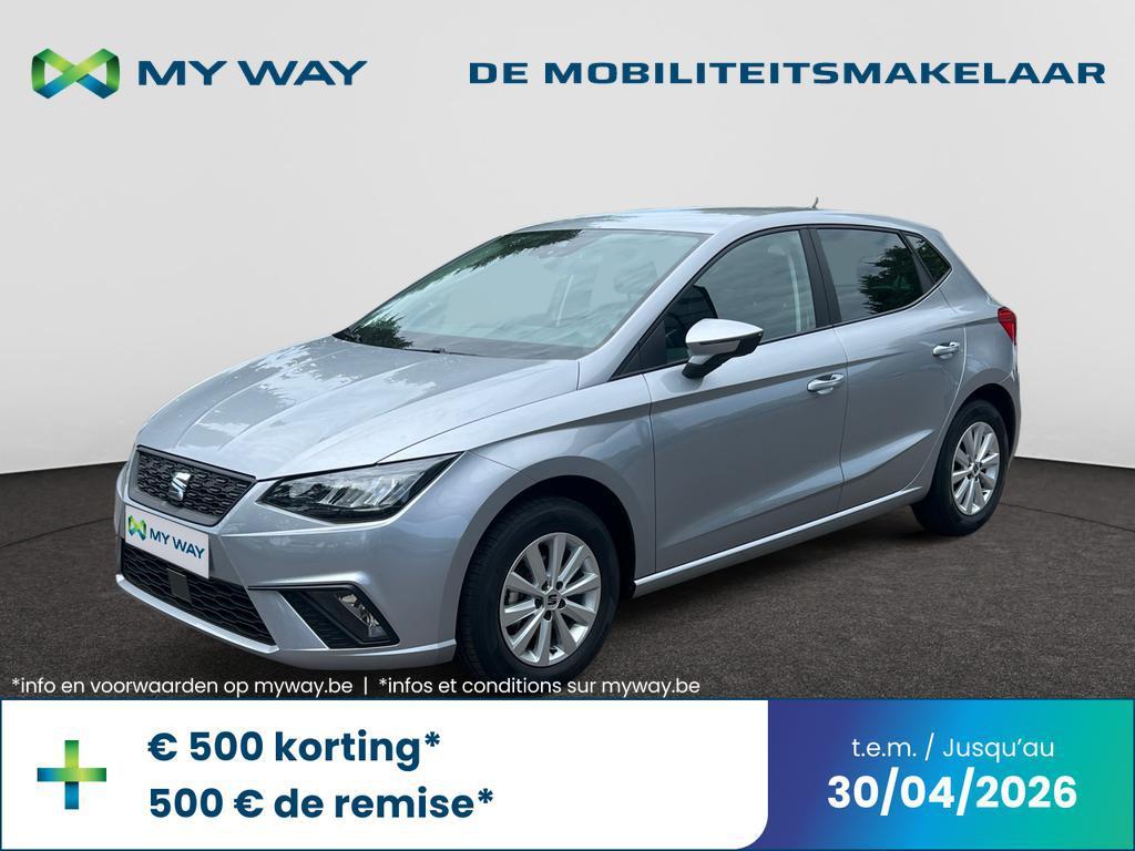 Seat Ibiza 5P/D Ibiza 1.0i MPI Move! Full Link, Airbags, Handgeschakeld, 119 g/km, Zilver of Grijs