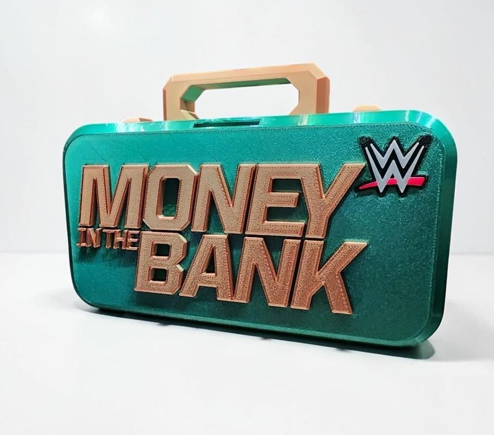 WWE COIN BANK (MONEY IN THE BANK), Collections, Enlèvement ou Envoi, Comme neuf, TV, Statue, Réplique ou Modèle
