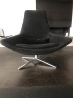 B&B Italia Metropolitan fauteuil - Blauw Zwarte stof izgs, Ophalen, Eenpersoons, Zo goed als nieuw, Vinatge modern
