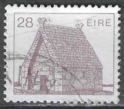 Irlande 1985 - Yvert 572 - Église Saint MacDara - 28 p. (ST), Timbres & Monnaies, Timbres | Europe | Royaume-Uni, Affranchi, Envoi