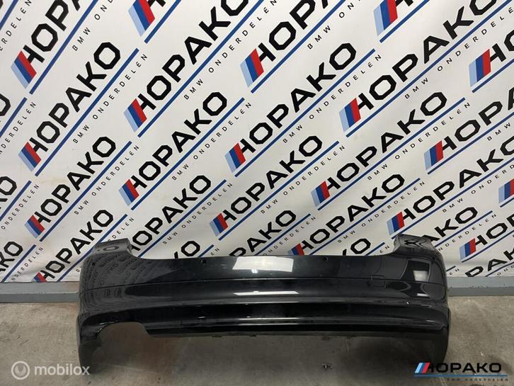 BMW E91 3 serie Achterbumper zwart 475 sapphire black, Auto-onderdelen, Carrosserie, Bumper, Achter, Gebruikt, Ophalen of Verzenden