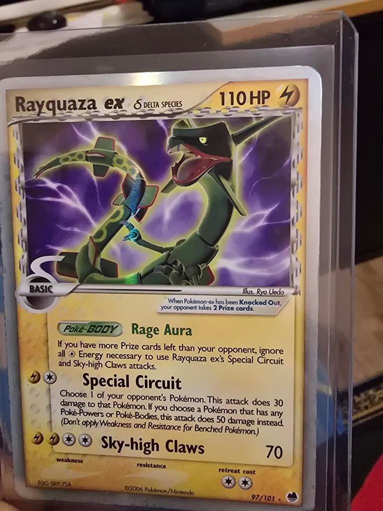 Rayquaza ex (Delta Species) uit de set EX Dragon Frontiers, Ophalen