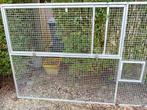 Voliere panelen, Dieren en Toebehoren, Vogels | Hokken en Kooien, Ophalen, Gebruikt, Aluminium, Volière