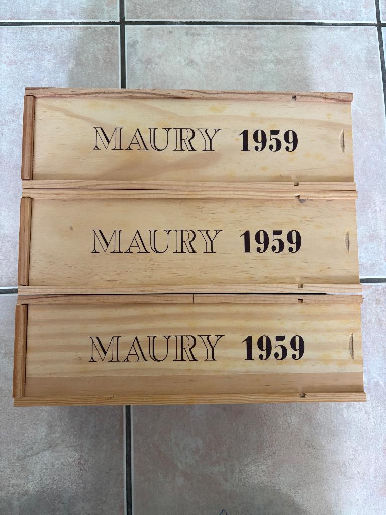 Maury 1959, Collections, Vins, Enlèvement, Neuf, France, Vin rouge