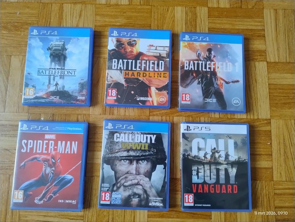 Lot van 6 Playstation - games, Ophalen of Verzenden