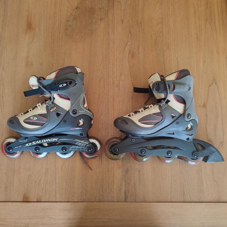 Salomon Roller Blade maat 39 + beschermers, Sport en Fitness, Skeelers, Zo goed als nieuw, Inline skates 4 wielen, Salomon, Dames
