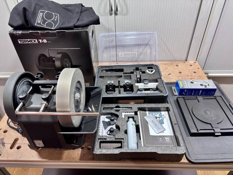 Tormek T-8, Bricolage & Construction, Outillage | Meuleuses, Enlèvement ou Envoi, Comme neuf