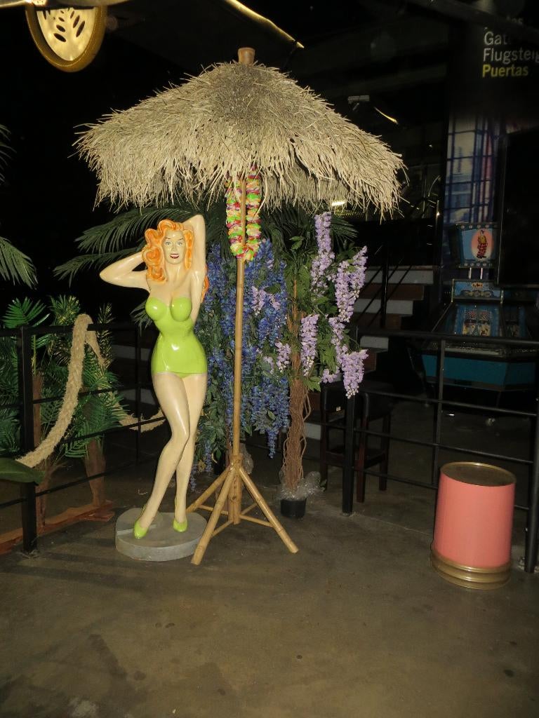 Tiki paraplu, Ophalen, Gebruikt