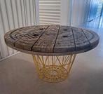 TABLE JARDIN Desperados metal jaune, Enlèvement, Comme neuf, Bois