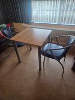 Tafel met 2 stoelen als nieuwe, Huis en Inrichting, Tafels | Eettafels, Ophalen of Verzenden