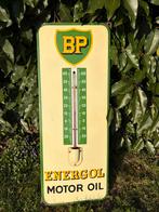 Emaille bord BP Energol Motor Oil Thermometer 1954, Verzamelen, Ophalen, Zo goed als nieuw