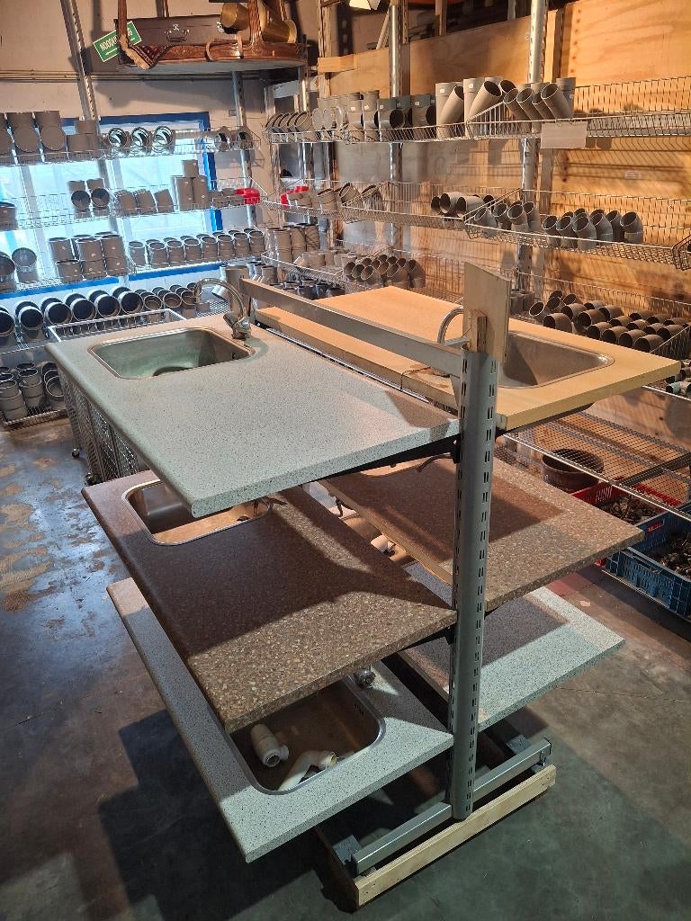 Keukenbladen, Huis en Inrichting, Keuken | Keukenelementen, Gebruikt, Minder dan 100 cm, 100 tot 150 cm, 50 tot 75 cm, Wit, Crème