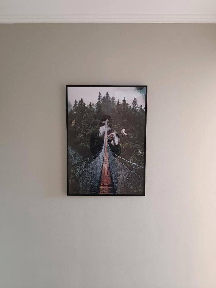 Cadre 50x70 Ikea Lomviken avec poster, TV, Hi-fi & Vidéo, Photo | Cadres photo, Comme neuf, Enlèvement