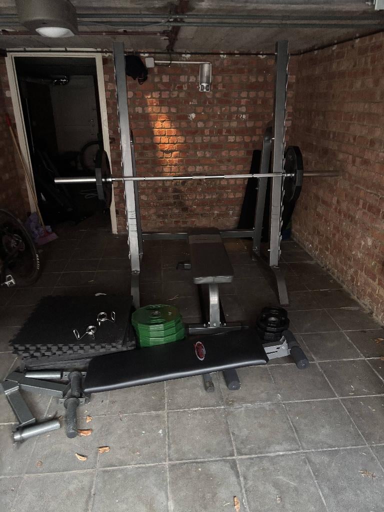 Complete home gym, Ophalen, Gebruikt, Fitnessbank