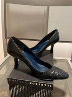 Fratelli Rossetti lederen hoge hakken, Ophalen of Verzenden, Zo goed als nieuw, Zwart, Schoenen met hoge hakken