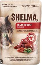 Shelma beef kat 85gr x 28 Brussel Geel Putte, Dieren en Toebehoren, Dierenvoeding, Ophalen of Verzenden, Kat