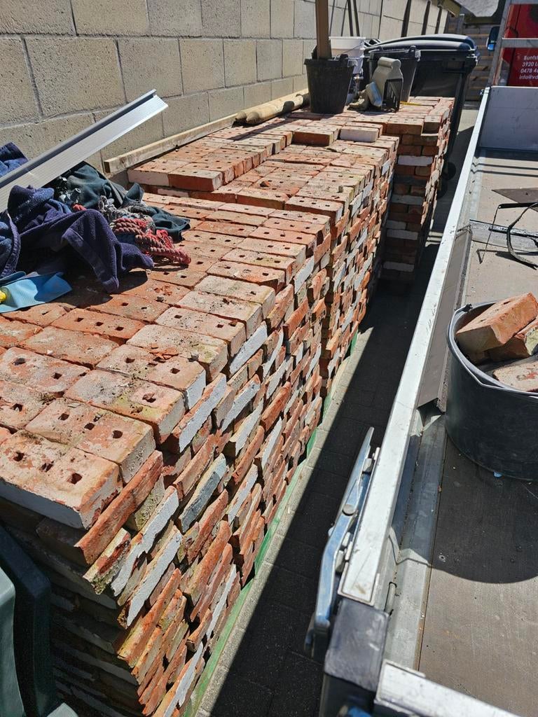 Boerkes gevelsteen, Bricolage & Construction, Briques, Enlèvement, Utilisé, Briques