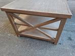 Salontafel rustiek hoogte 50 cm breedte 70 cm lengte 120 cm, Ophalen, Gebruikt, 100 tot 150 cm, 50 tot 75 cm