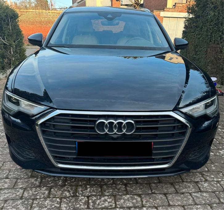 Audi A6C8 Avant 2019 Diesel, Auto's, Audi, Particulier, A6, Diesel, Euro 6, Break, 5 deurs, Automaat, Blauw, Beige, Leder, Ophalen
