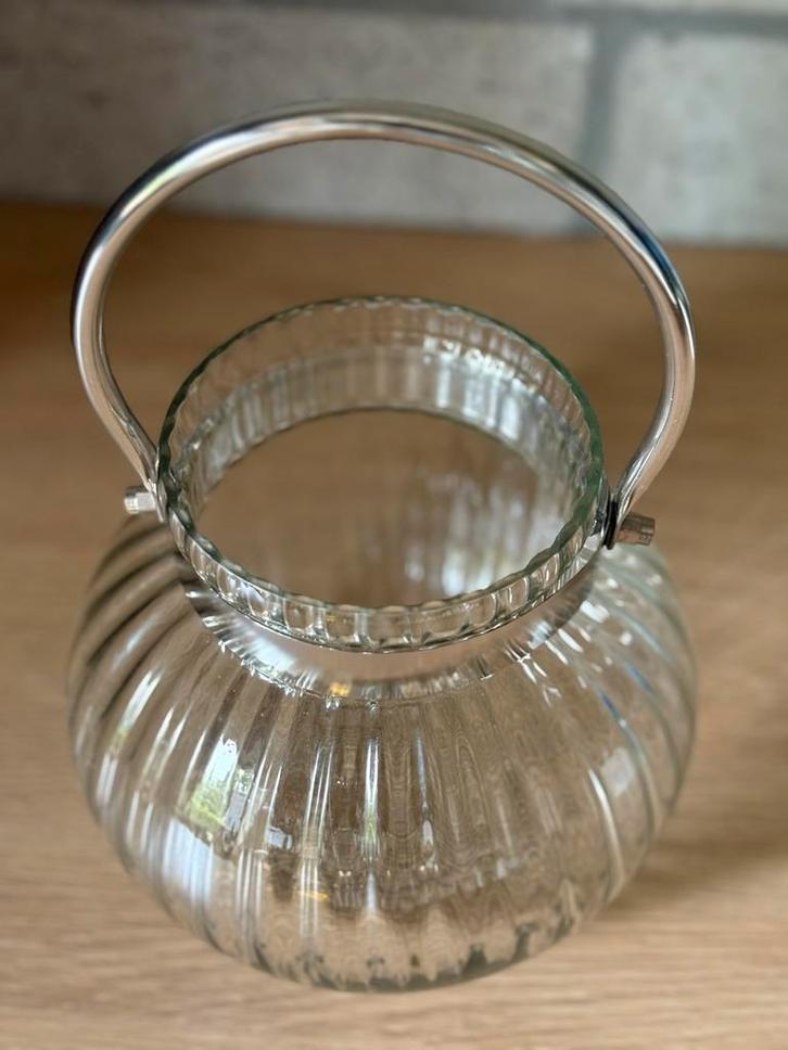 Lanterne/lampe à vent en verre Tchibo Home, Maison & Meubles, Accessoires pour la Maison | Autre, Comme neuf, Verre, Enlèvement ou Envoi