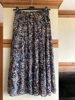 Zwarte gebloemde lange rok (gevoerd), Youh, maat 38, Kleding | Dames, Maat 38/40 (M), Zwart, Ophalen of Verzenden, Zo goed als nieuw