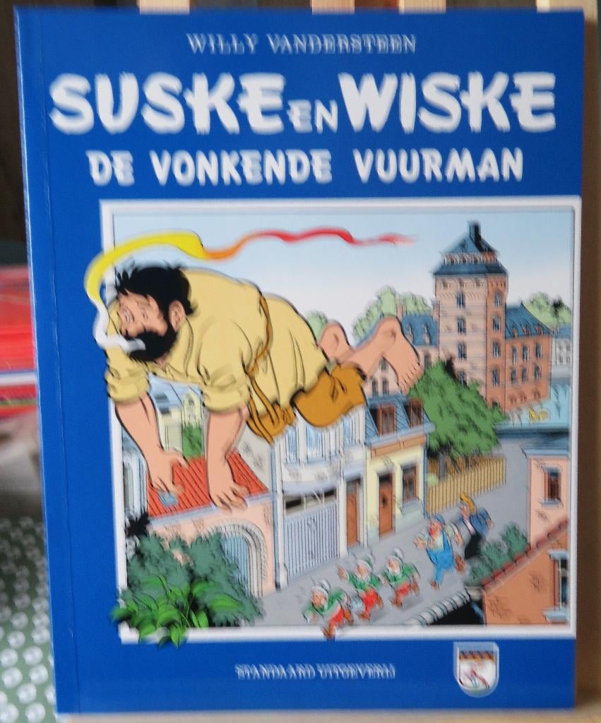 Suske en Wiske De vonkende vuurman blauw 1 druk, Boeken, Stripverhalen, Ophalen of Verzenden, Nieuw