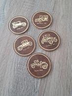 Kurken onderzetters met antieke wagens, Huis en Inrichting, Woonaccessoires | Onderzetters, Ophalen of Verzenden, Nieuw, Glas of Kopje