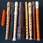 Lot van 9 blaasinstrumenten, Ophalen of Verzenden, Gebruikt, Overige soorten