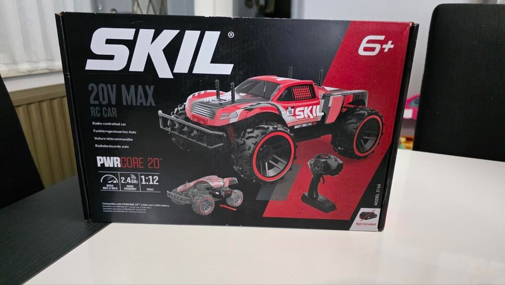 Skil 20v max RC car, Ophalen