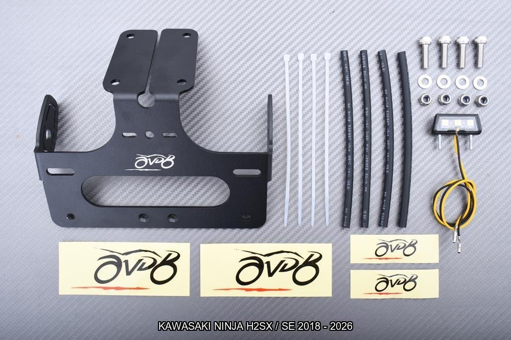 Korte Kentekenplaathouder KAWASAKI NINJA H2SX / SE 2018 2026, Motoren, Accessoires | Overige, Nieuw, Ophalen of Verzenden