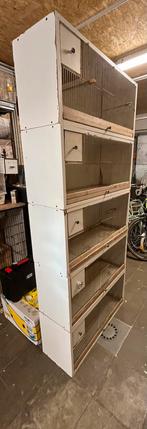 5 cages d'élevage avec bloc coulissant, Animaux & Accessoires, Enlèvement ou Envoi, Comme neuf