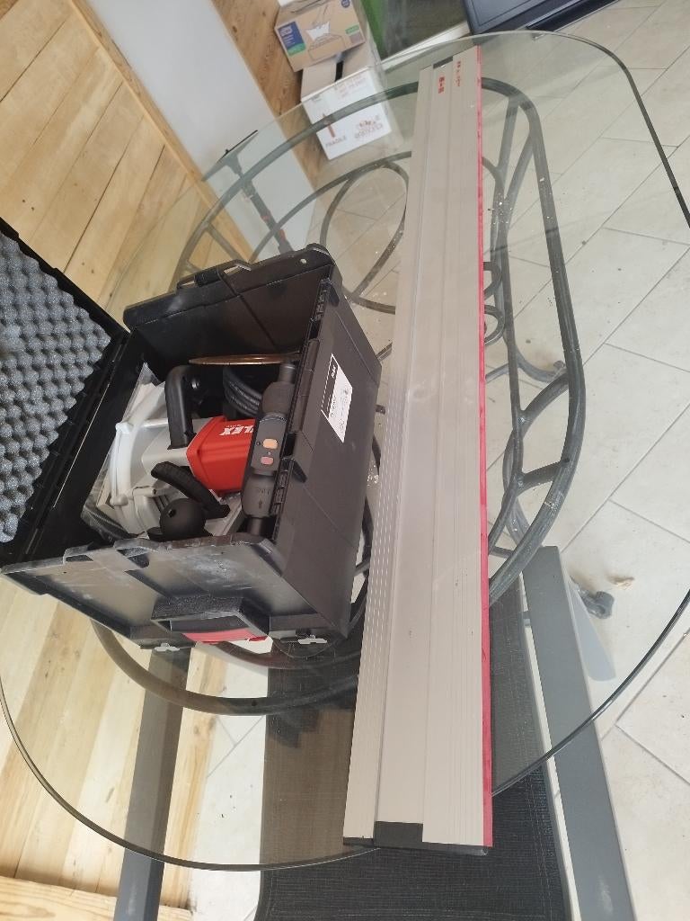 (Nat)steenzaag machine flex incl geleider, Ophalen, Nieuw